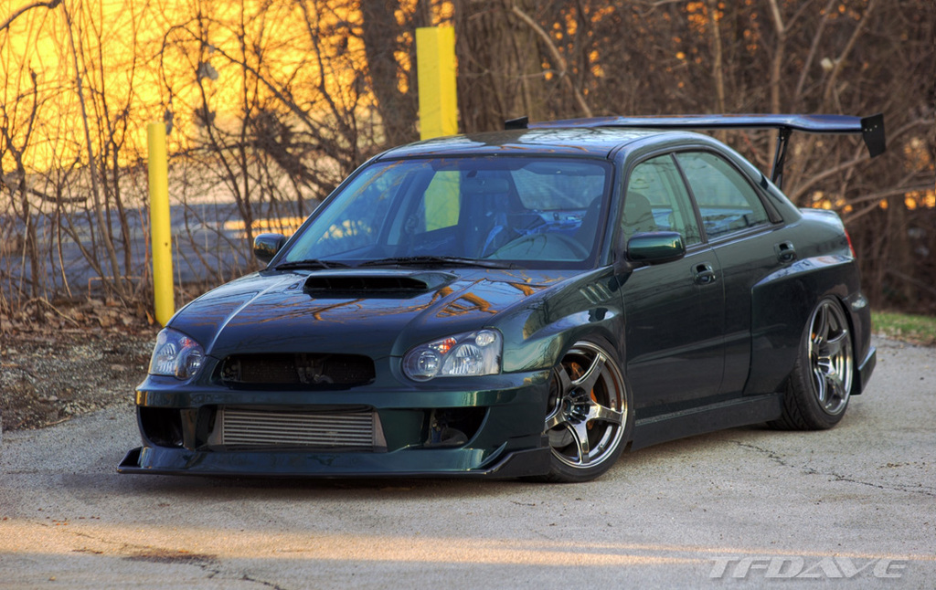 photo 7 Subaru Impreza WRX STi custom wheels Enkei RPO3 18x10.0, ET +17, tire size 255/35 R18. x ET