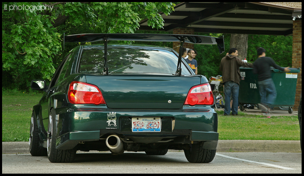 photo 9 Subaru Impreza WRX STi custom wheels Enkei RPO3 18x10.0, ET +17, tire size 255/35 R18. x ET