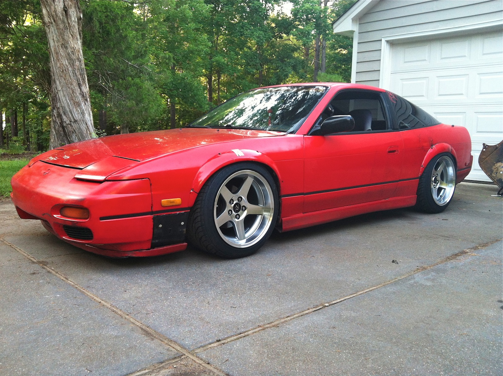 photo 1 Nissan S13 custom wheels Replica Wheels 03 Cobra Deep Dish 17x10.5, ET 0, tire size 255/40 R17. 17x10.5 ET+13