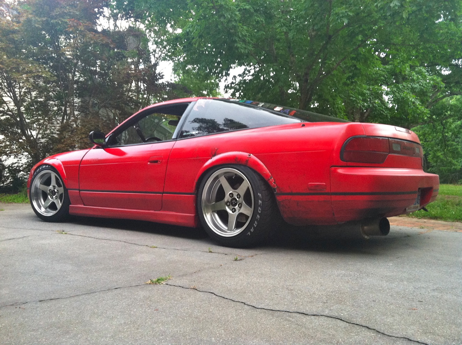 photo 10 Nissan S13 custom wheels Replica Wheels 03 Cobra Deep Dish 17x10.5, ET 0, tire size 255/40 R17. 17x10.5 ET+13