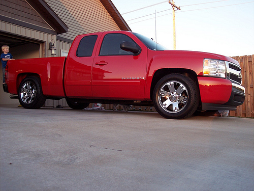 photo 2 Chevrolet Silverado 1500 custom wheels   20x, ET , tire size 275/55 R20. x ET 