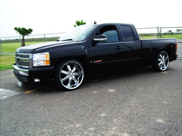 photo 2 Chevrolet Silverado 1500 custom wheels   24x, ET , tire size X R24. x ET 