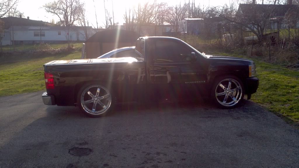 photo 3 Chevrolet Silverado 2500HD custom wheels   24x10.0, ET , tire size 295/35 R24. x ET 