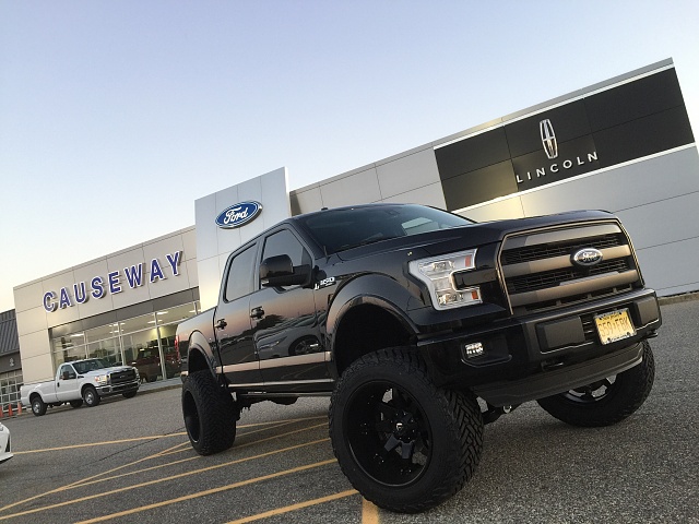 photo 1 Ford F-150 custom wheels Fuel Octane 22x14.0, ET -76, tire size 345/55 R22. x ET 