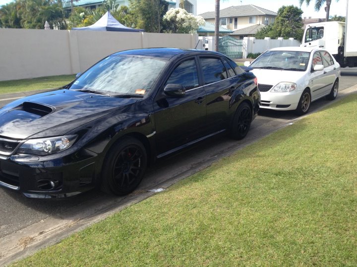 photo 2 Subaru Impreza WRX custom wheels KOYA CR TEK 17x9.0, ET +35, tire size 235/45 R17. x ET 