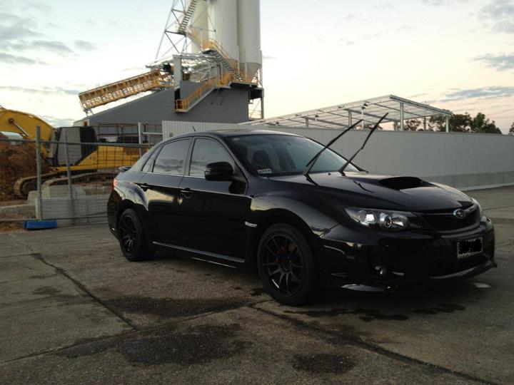 photo 3 Subaru Impreza WRX custom wheels KOYA CR TEK 17x9.0, ET +35, tire size 235/45 R17. x ET 
