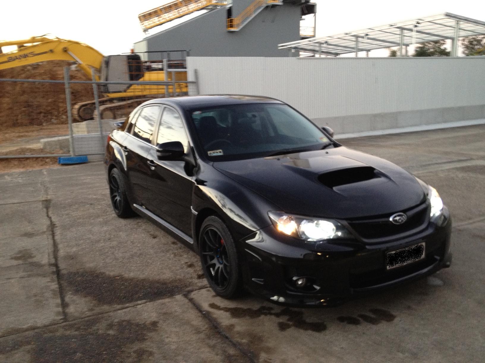photo 5 Subaru Impreza WRX custom wheels KOYA CR TEK 17x9.0, ET +35, tire size 235/45 R17. x ET 