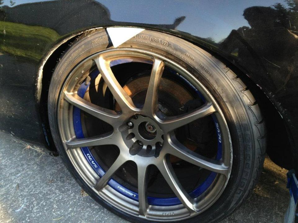 photo 5 Mazda RX-7 custom wheels Wedssport SA70 17x9.0, ET +20, tire size 225/45 R17. 18x10.0 ET+18 255/35 R18