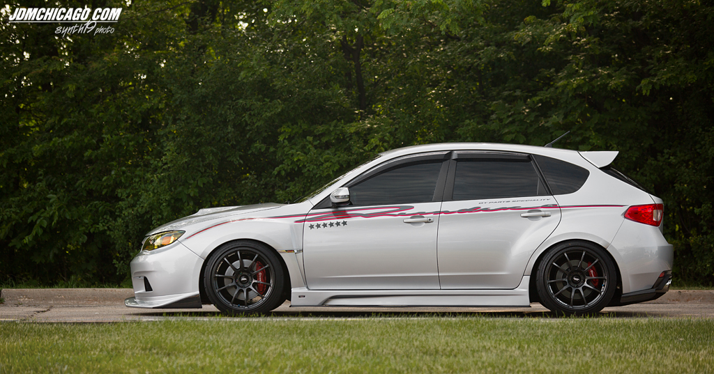 photo 1 Subaru Impreza WRX STi custom wheels Yokohama Original Wheel Design Advan RZ 18x10.0, ET +25, tire size 255/35 R18. x ET 255/35 R
