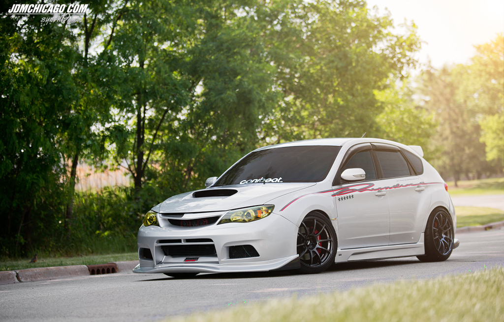photo 2 Subaru Impreza WRX STi custom wheels Yokohama Original Wheel Design Advan RZ 18x10.0, ET +25, tire size 255/35 R18. x ET 255/35 R