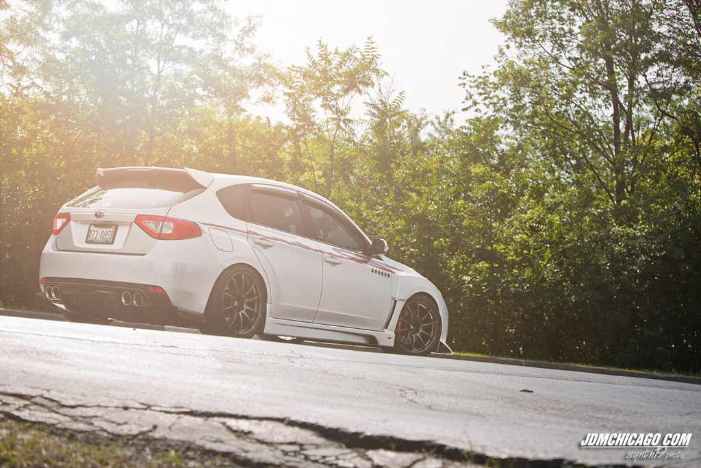 photo 5 Subaru Impreza WRX STi custom wheels Yokohama Original Wheel Design Advan RZ 18x10.0, ET +25, tire size 255/35 R18. x ET 255/35 R