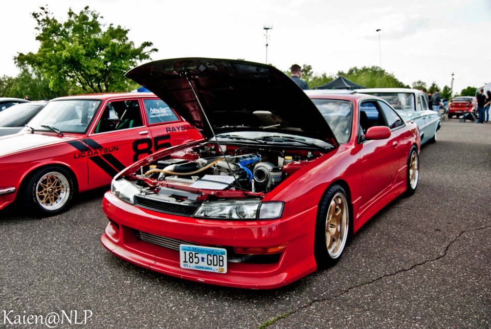 photo 1 Nissan S14 custom wheels Phase 2 Elite 17x9.0, ET +15, tire size 235/40 R17. x ET 255/40 R