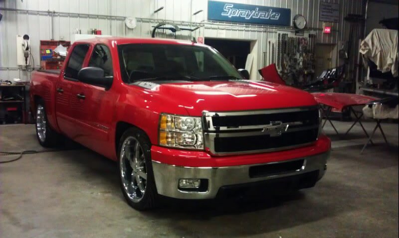 photo 3 Chevrolet Silverado 2500HD custom wheels   24x, ET +35, tire size 295/35 R24. x ET 