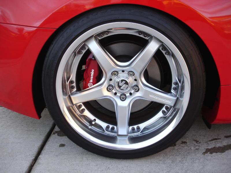 photo 1 Hyundai Genesis Coupe custom wheels Volk GTS 19x9.5, ET +17, tire size 255/35 R19. 19x10.5 ET+18 275/35 R19