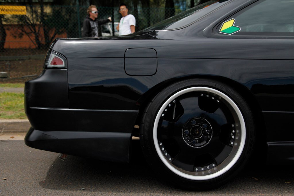 photo 9 Nissan S14 custom wheels SSR Vienna Dish Model II 18x9.0, ET -1, tire size 225/40 R18. 18x10.0 ET+17 225/40 R18