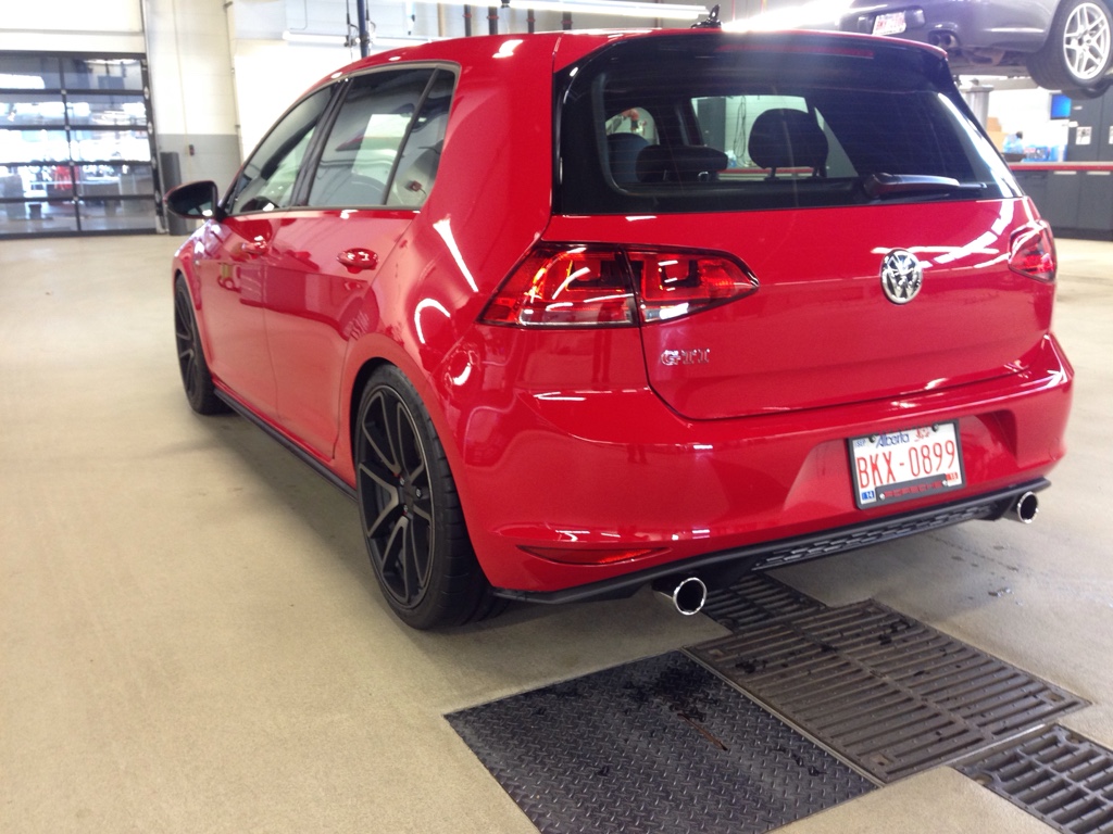 photo 1 Volkswagen GTI custom wheels Rotiform SPF 19x8.5, ET +45, tire size 235/35 R19. x ET