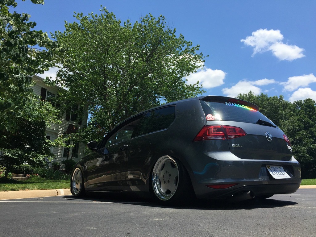 photo 1 Volkswagen GTI custom wheels Zauber monoblocks  17x8.0, ET +45, tire size 215/40 R17. 17x9.0 ET+45 