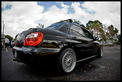 photo 9 Subaru Impreza WRX custom wheels BBS RS 17x8.0, ET +7, tire size 205/45 R17. 17x9.0 ET+10 215/45 R17