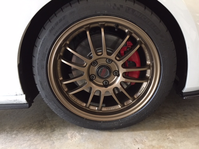 photo 2 Volkswagen GTI custom wheels Volk RE30  17x8.0, ET +45, tire size 245/40 R17. x ET 