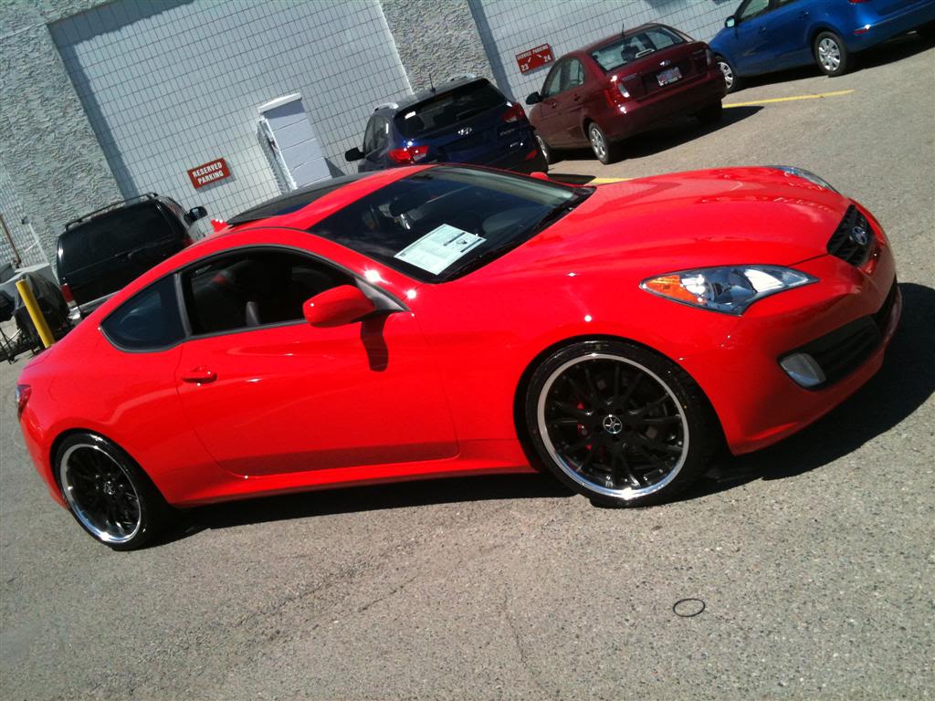 photo 3 Hyundai Genesis Coupe custom wheels Venaci Mesh  20x9.0, ET +30, tire size 245/35 R20. 20x10.0 ET+25 285/30 R20