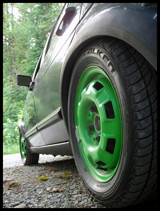 photo 2 Volkswagen Jetta custom wheels 13x4.5, ET +45, tire size 175/60 R13. x ET