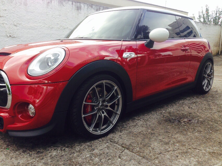 photo 1 MINI Cooper S custom wheels OZ  Leggera HLT 18x8.0, ET +48, tire size 215/35 R18. x ET 
