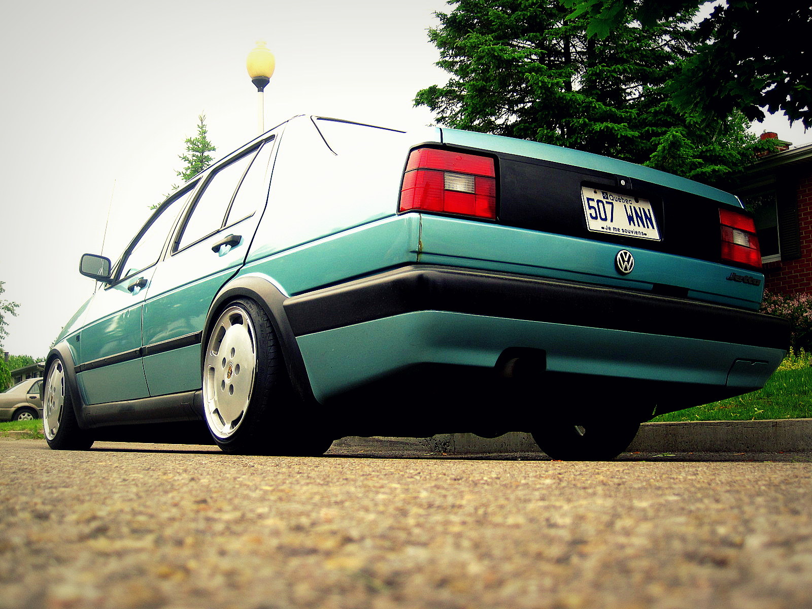 photo 3 Volkswagen Jetta custom wheels Porsche 7-slots 16x7.0, ET +25, tire size 205/40 R16. 16x8.0 ET+17