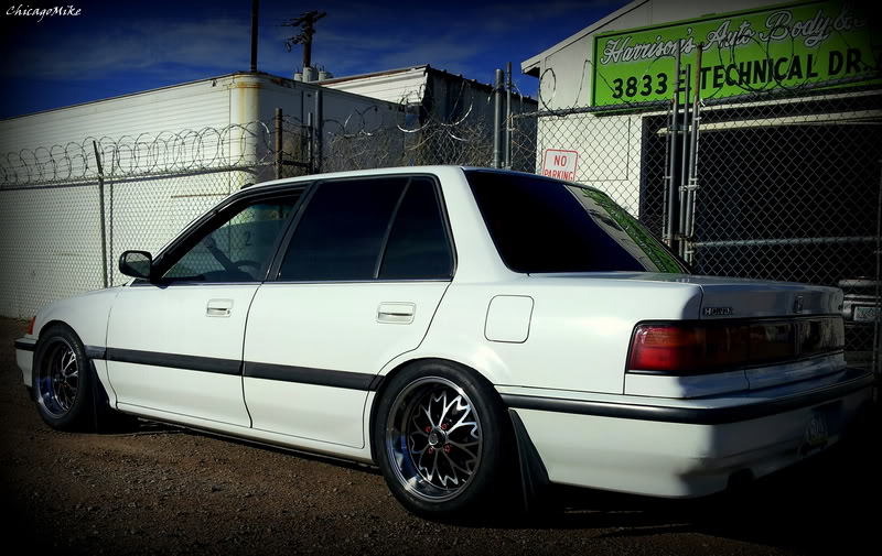 photo 1 Honda Civic custom wheels Axis  Sakura  15x8.5, ET +25, tire size 195/50 R15. x ET 