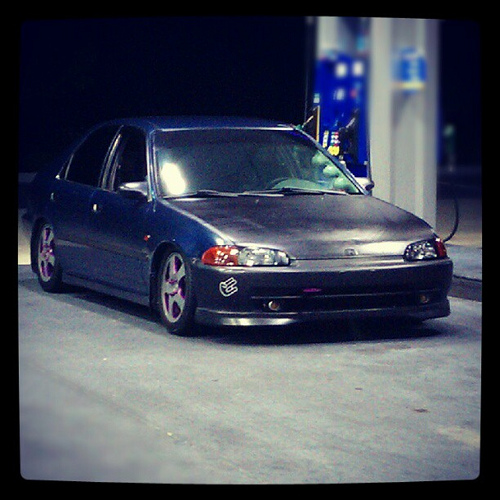 photo 3 Honda Civic custom wheels GSR  Fat  x, ET , tire size 195/50 R. x ET 