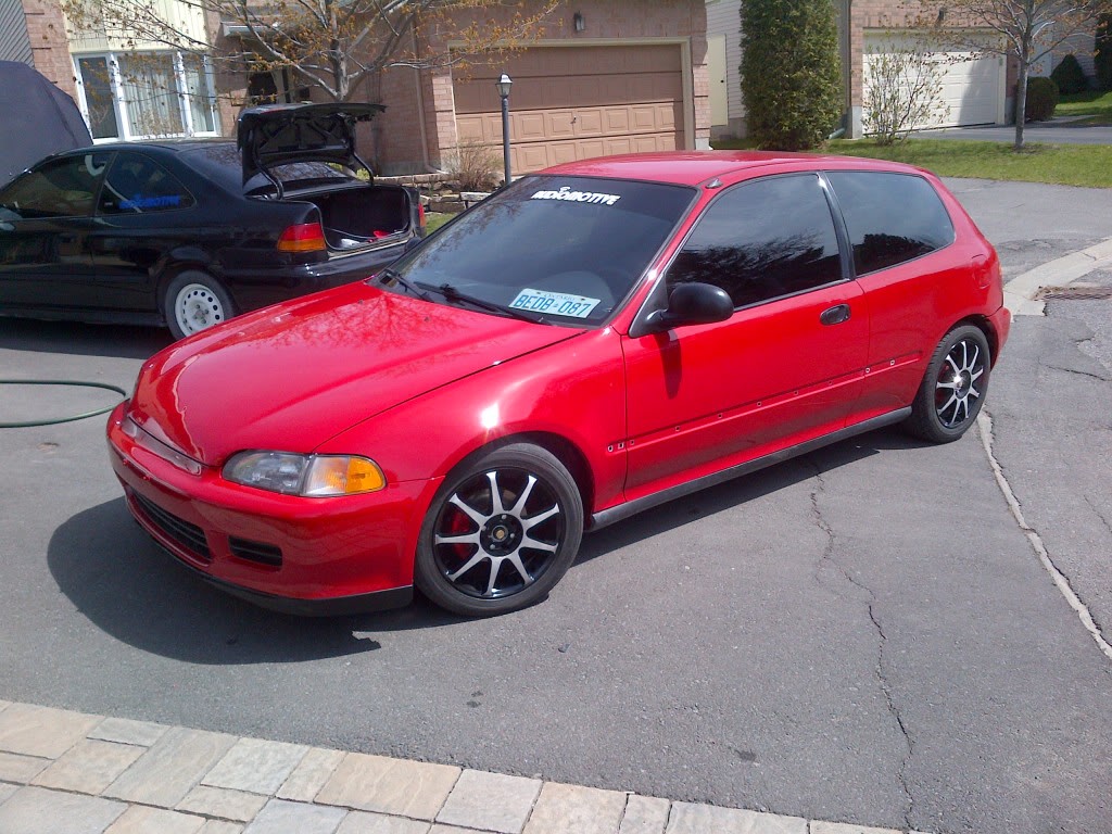 photo 1 Honda Civic custom wheels 15x, ET , tire size 195/50 R15. x ET