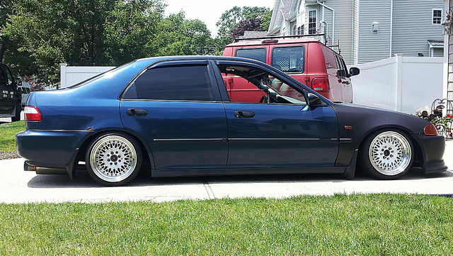 photo 1 Honda Civic custom wheels   15x, ET +15, tire size 165/45 R15. x ET 