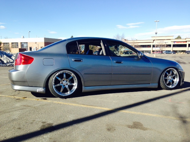 photo 3 Infiniti G35 custom wheels Work Gnosis 19x10.0, ET +7, tire size 225/40 R19. 19x10.0 ET+12 225/40 R19