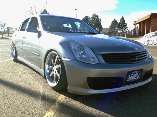 photo 4 Infiniti G35 custom wheels Work Gnosis 19x10.0, ET +7, tire size 225/40 R19. 19x10.0 ET+12 225/40 R19