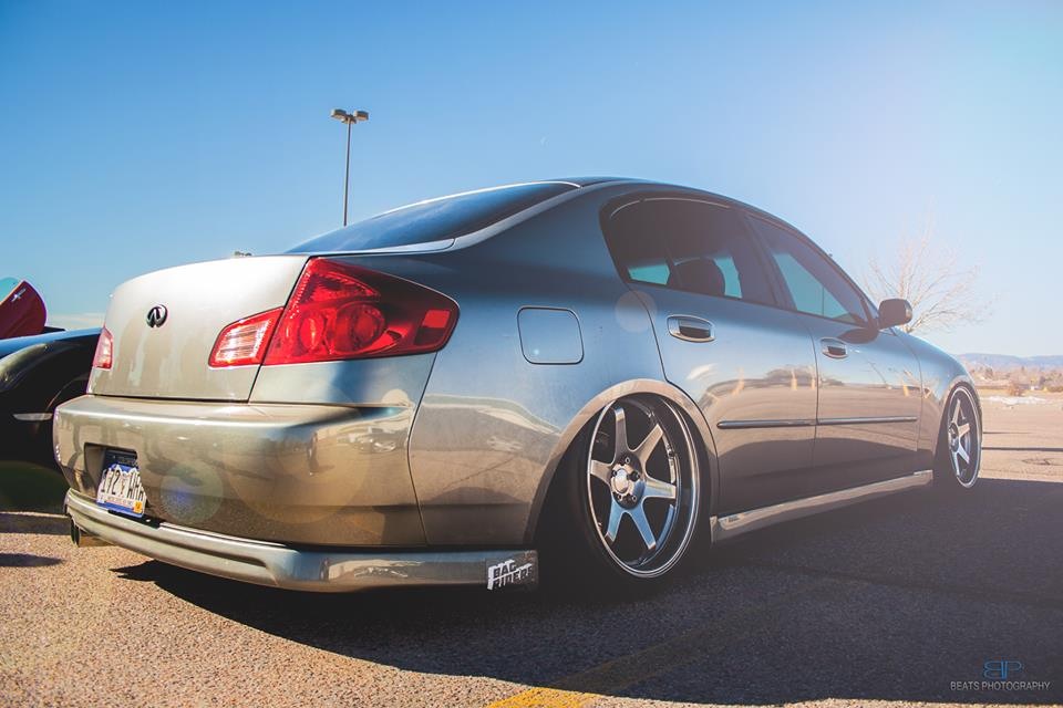 photo 5 Infiniti G35 custom wheels Work Gnosis 19x10.0, ET +7, tire size 225/40 R19. 19x10.0 ET+12 225/40 R19