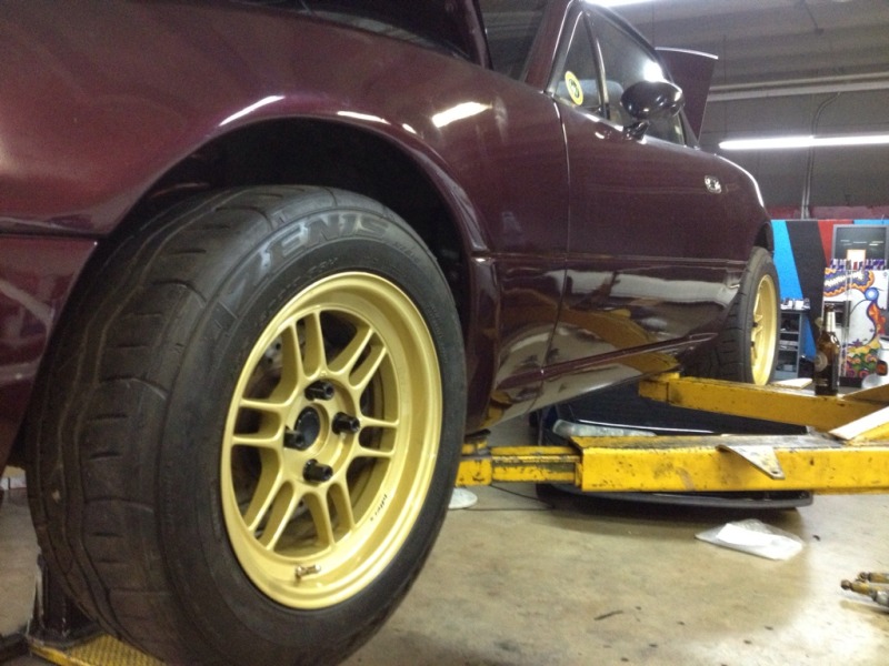 photo 1 Mazda MX-5 custom wheels Enkei  RPF1  14x7.0, ET +19, tire size X R14. x ET 