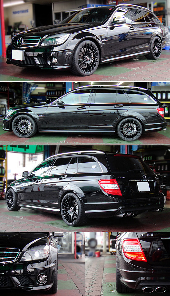 photo 1 Mercedes-Benz C-Class custom wheels TWS 118F 19x8.5, ET +45, tire size X R19. 19x9.5 ET+50