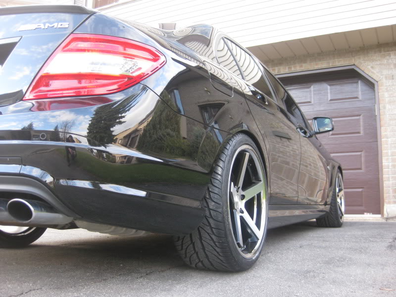 photo 2 Mercedes-Benz C-Class custom wheels Stance SC-5ive 19x8.5, ET +45, tire size 235/35 R19. 19x9.5 ET+48 275/30 R19