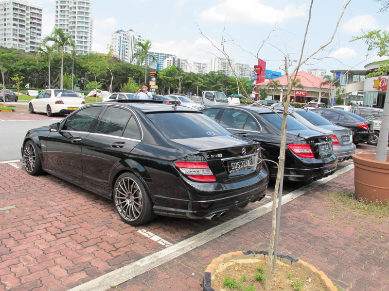 photo 4 Mercedes-Benz C-Class custom wheels Advan F15 19x8.5, ET +45, tire size X R19. 19x9.5 ET+50