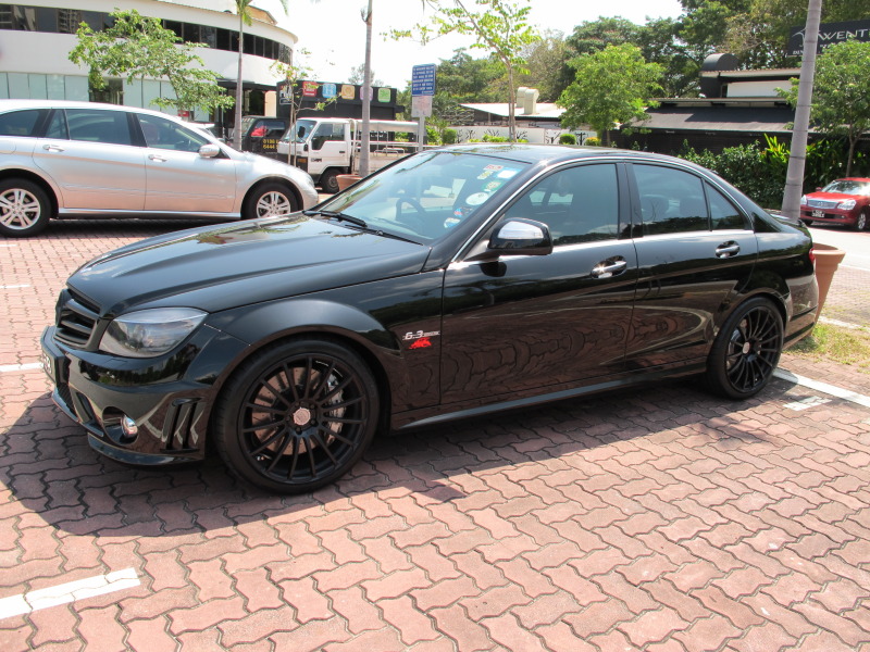 photo 1 Mercedes-Benz C-Class custom wheels Advan F15 19x8.5, ET +45, tire size X R19. 19x9.5 ET+50