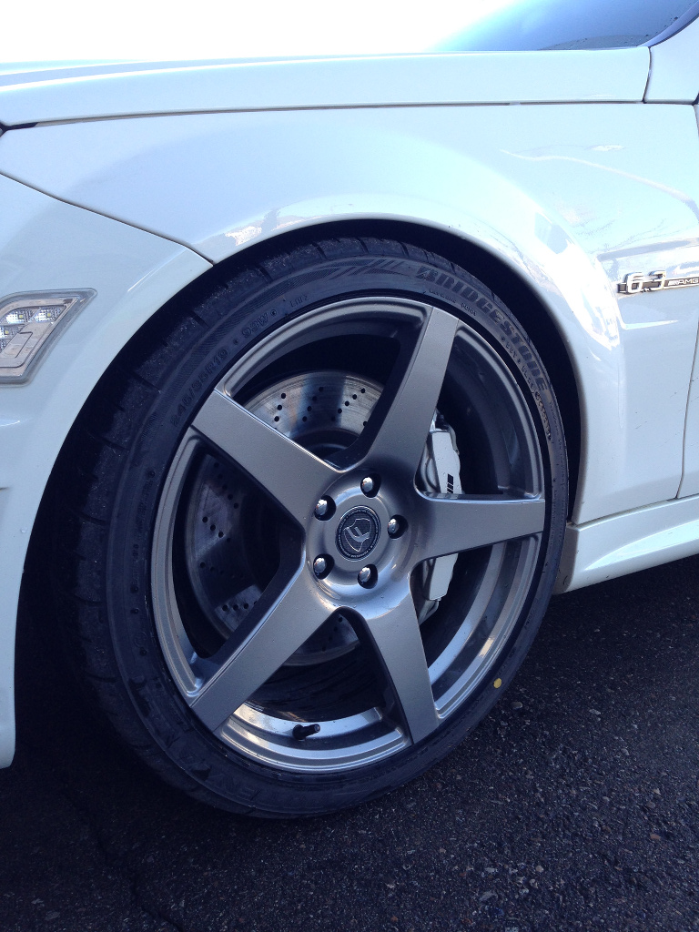 photo 1 Mercedes-Benz C-Class custom wheels Forgestar CF5 19x8.5, ET +40, tire size 245/35 R19. 19x10.0 ET+55 275/30 R19