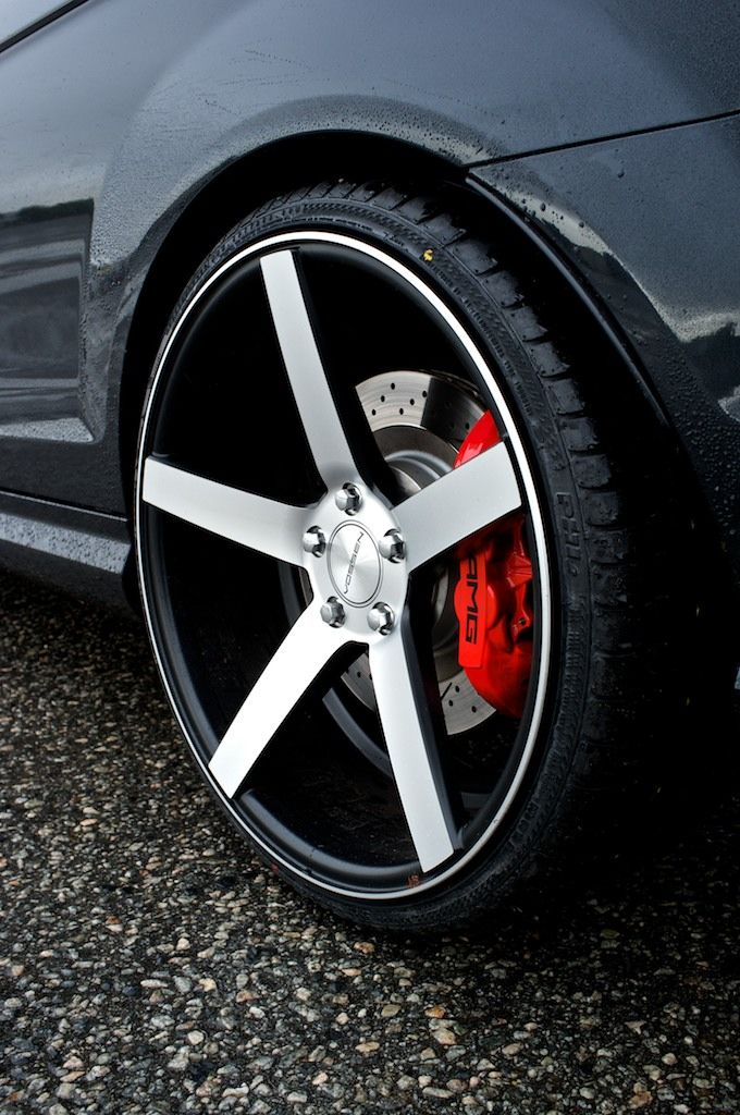 photo 2 Mercedes-Benz C-Class custom wheels Vossen CV3 20x8.5, ET +3, tire size 235/30 R20. 20x10.5 ET+5 275/25 R20