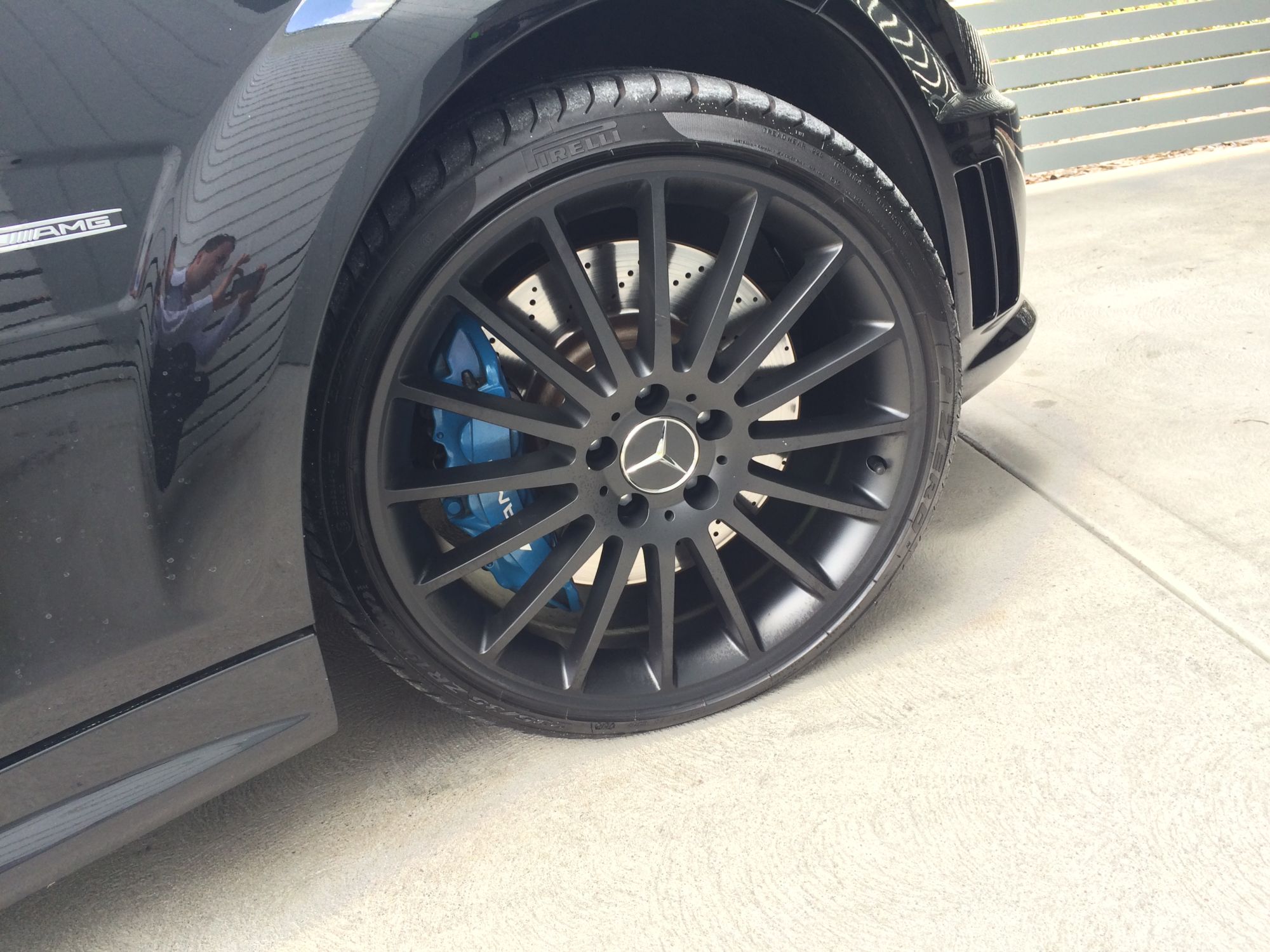photo 2 Mercedes-Benz C-Class custom wheels AMG Multispokes 19x8.5, ET +45, tire size 235/35 R19. 19x9.5 ET+53 265/30 R19