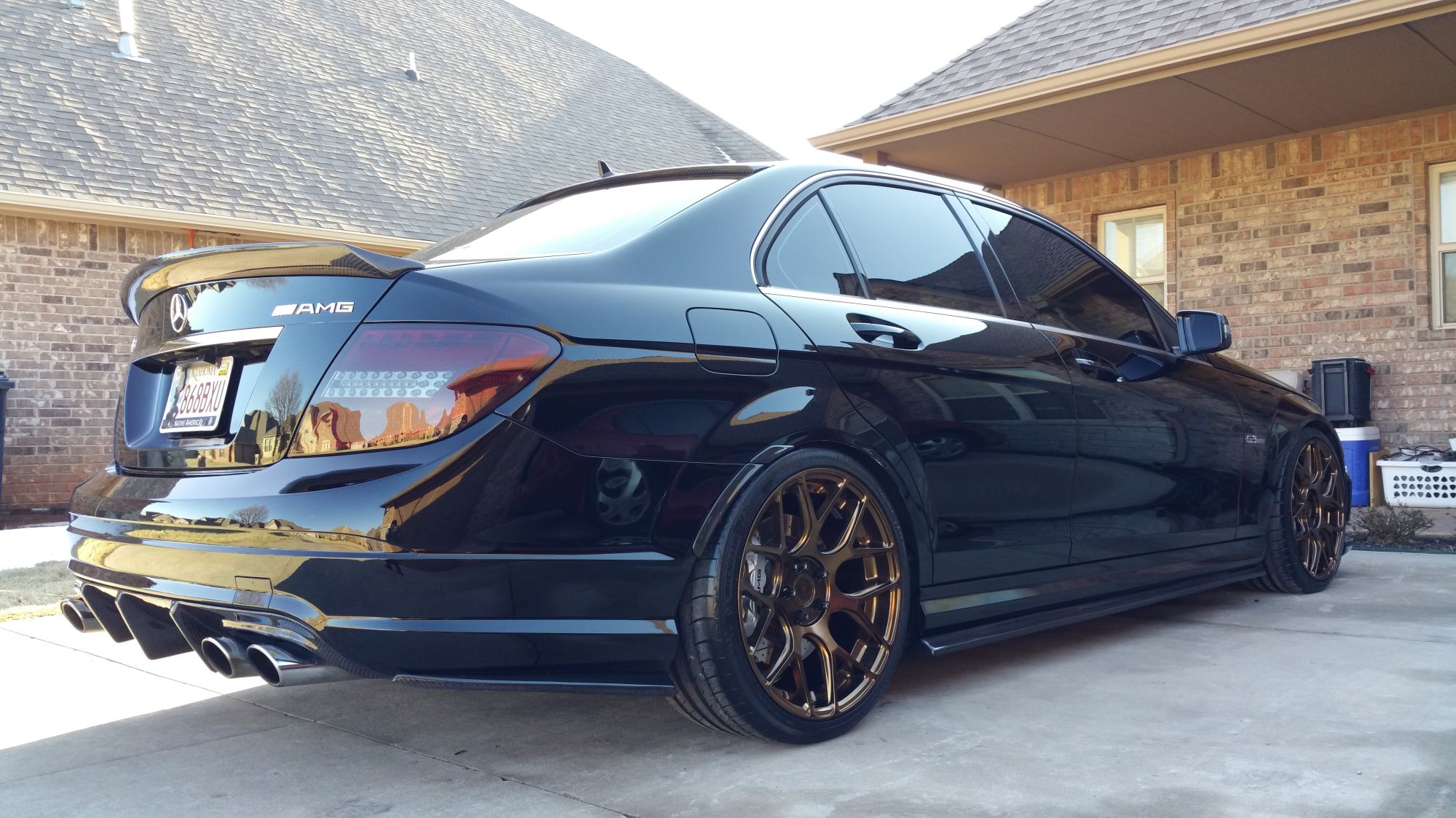 photo 2 Mercedes-Benz C-Class custom wheels Avant Garde M590 18x9.5, ET +45, tire size 235/35 R18. 19x9.5 ET+45 265/30 R19