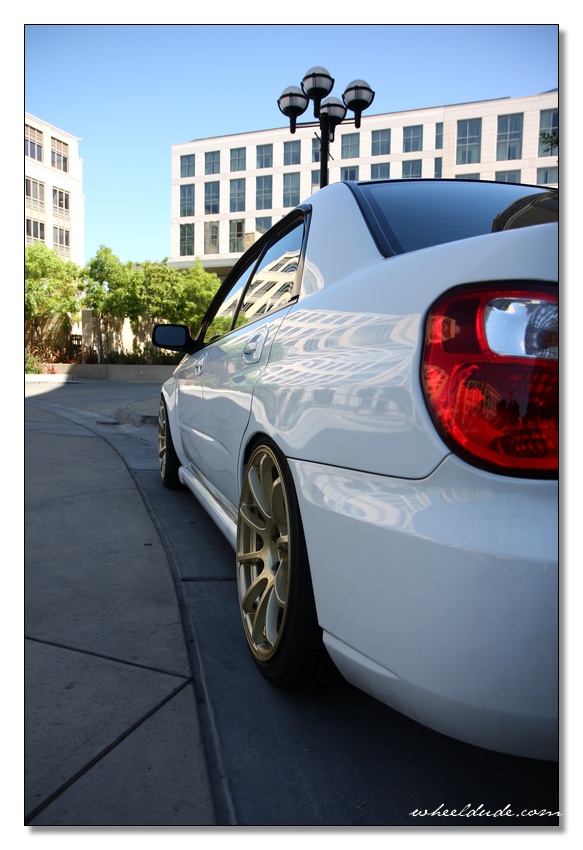photo 4 Subaru Impreza WRX STi custom wheels Rota G-Force 18x9.0, ET +35, tire size 225/40 R18. x ET