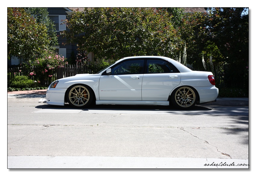 photo 6 Subaru Impreza WRX STi custom wheels Rota G-Force 18x9.0, ET +35, tire size 225/40 R18. x ET