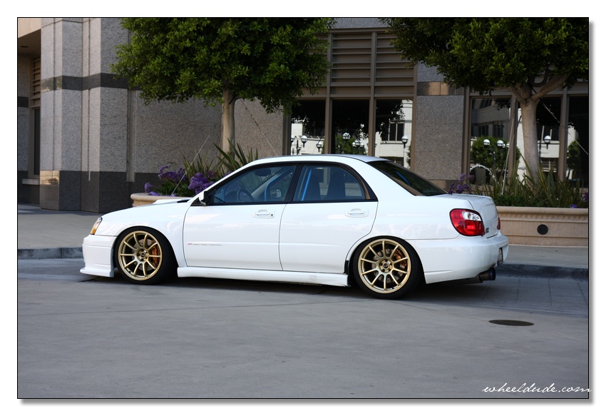 photo 7 Subaru Impreza WRX STi custom wheels Rota G-Force 18x9.0, ET +35, tire size 225/40 R18. x ET