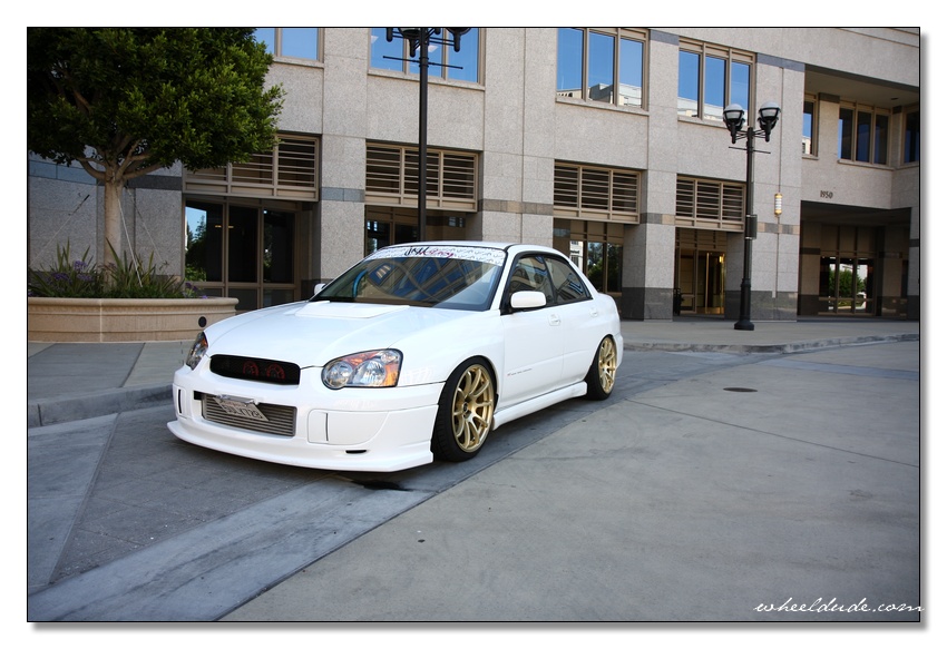 photo 9 Subaru Impreza WRX STi custom wheels Rota G-Force 18x9.0, ET +35, tire size 225/40 R18. x ET