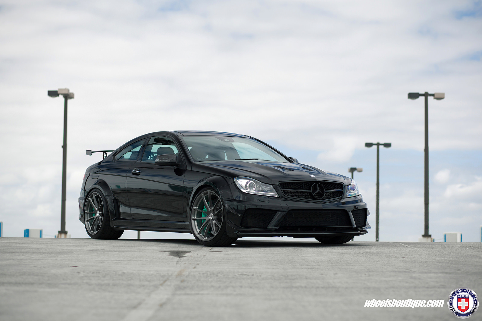 photo 4 Mercedes-Benz AMG C custom wheels HRE  P104 20x10.0, ET , tire size 265/30 R20. 20x12.0 ET 325/25 R20