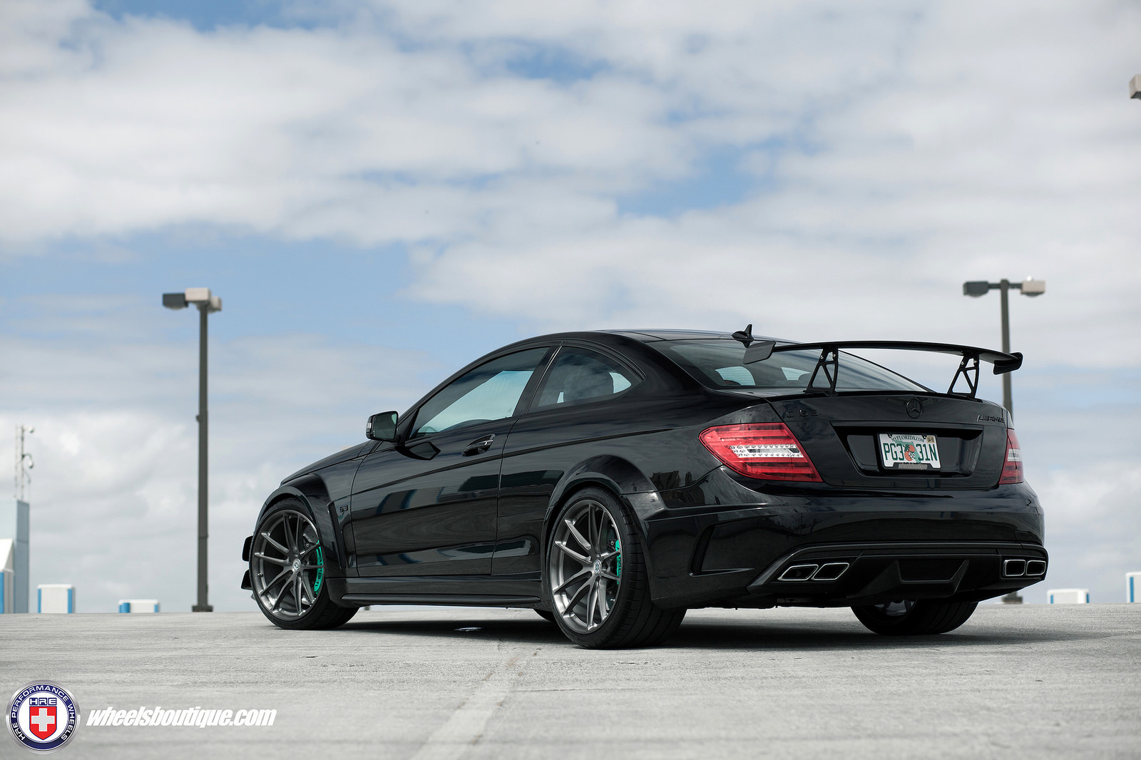 photo 5 Mercedes-Benz AMG C custom wheels HRE  P104 20x10.0, ET , tire size 265/30 R20. 20x12.0 ET 325/25 R20