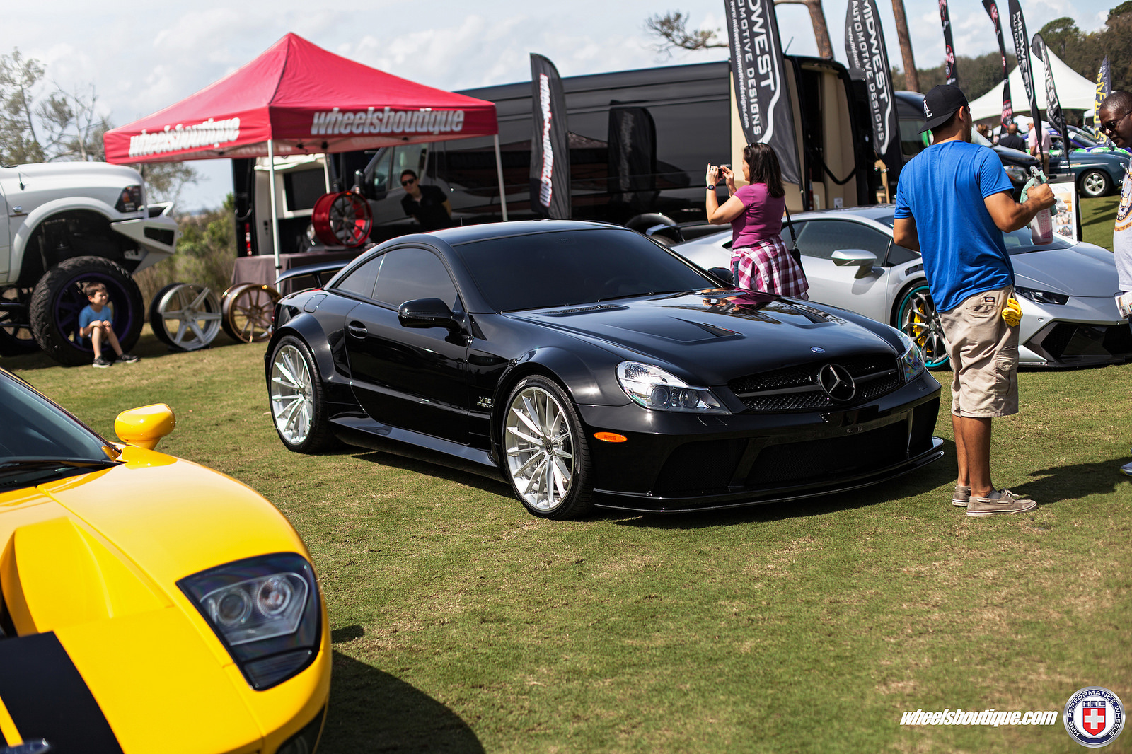 photo 1 Mercedes-Benz AMG SL custom wheels HRE P103 20x10.0, ET , tire size 285/30 R20. 21x13.0 ET 355/25 R21